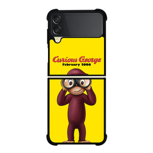 CURIOUS GEORGE CARTOON Samsung Galaxy Z Flip 3 Case Cover