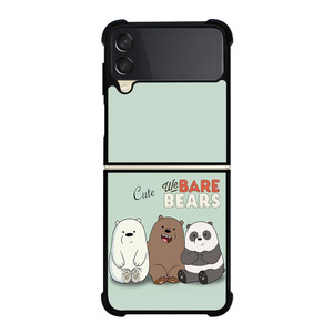 CUT WE BARE BEARS Samsung Galaxy Z Flip 3 Case Cover CUT WE BARE BEARS Samsung Galaxy Z Flip 3 Case Cover