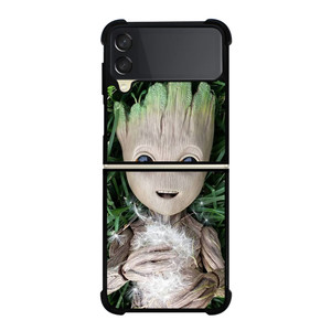 CUTE BABY GROOT Samsung Galaxy Z Flip 3 Case Cover