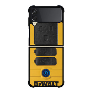 DEWALT POWER INVERTER Samsung Galaxy Z Flip 3 Case Cover DEWALT POWER INVERTER Samsung Galaxy Z Flip 3 Case Cover