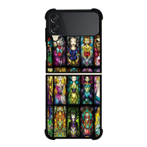 DISNEY PRINCESS STAINED GLASS Samsung Galaxy Z Flip 3 Case Cover