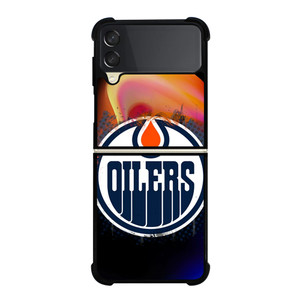 EDMONTON OILERS FIRE LOGO Samsung Galaxy Z Flip 3 Case Cover EDMONTON OILERS FIRE LOGO Samsung Galaxy Z Flip 3 Case Cover