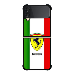 FERRARI ITALI FLAG LOGO Samsung Galaxy Z Flip 3 Case Cover