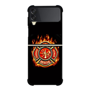 FIREFIGHTER FIREMAN LOGO Samsung Galaxy Z Flip 3 Case Cover
