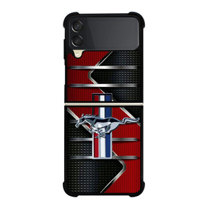 FORD MUSTANG METAL LOGO Samsung Galaxy Z Flip 3 Case Cover FORD MUSTANG METAL LOGO Samsung Galaxy Z Flip 3 Case Cover