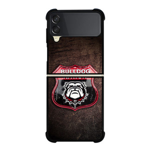 GEORGIA BULLDOGS RUSTY BADGE Samsung Galaxy Z Flip 3 Case Cover GEORGIA BULLDOGS RUSTY BADGE Samsung Galaxy Z Flip 3 Case Cover