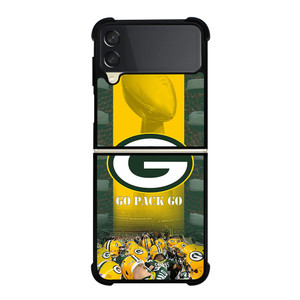 GREEN BAY PACKERS GO PACK GO Samsung Galaxy Z Flip 3 Case Cover