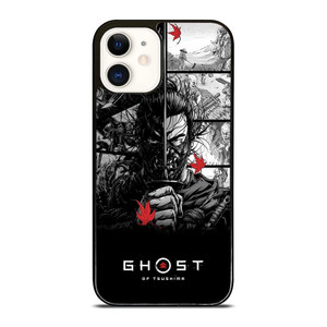GHOST OF TSUSHIMA LOGO BLACK WHITE iPhone 12 Case Cover
