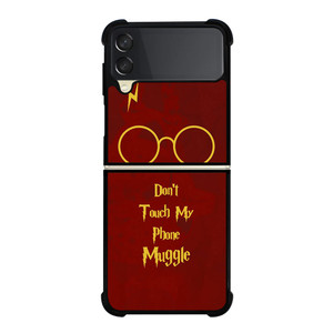 HARRY POTTER DONT TOUCH MY PHONE Samsung Galaxy Z Flip 3 Case Cover HARRY POTTER DONT TOUCH MY PHONE Samsung Galaxy Z Flip 3 Case Cover