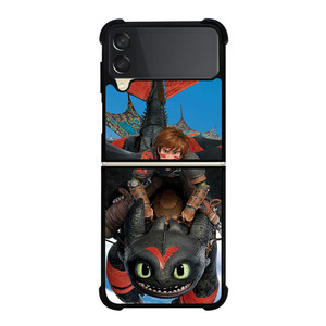 HICCUP AND TOOTHLESS TRAIN YOUR DRAGON Samsung Galaxy Z Flip 3 Case Cover HICCUP AND TOOTHLESS TRAIN YOUR DRAGON Samsung Galaxy Z Flip 3 Case Cover