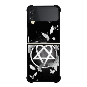 HIM BAND HEARTAGRAM ICON Samsung Galaxy Z Flip 3 Case Cover HIM BAND HEARTAGRAM ICON Samsung Galaxy Z Flip 3 Case Cover