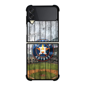 HOUSTON ASTROS WOODEN LOGO Samsung Galaxy Z Flip 3 Case Cover