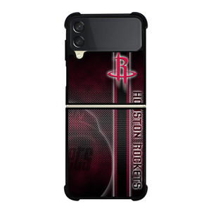 HOUSTON ROCKETS METAL LOGO Samsung Galaxy Z Flip 3 Case Cover