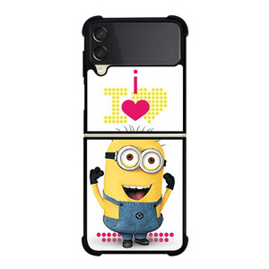 I LOVE MINION Samsung Galaxy Z Flip 3 Case Cover