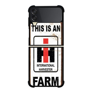 INTERNATIONAL HARVESTER IH THIS IS AN FARM Samsung Galaxy Z Flip 3 Case Cover