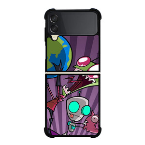INVADER ZIM ALIEN Samsung Galaxy Z Flip 3 Case Cover INVADER ZIM ALIEN Samsung Galaxy Z Flip 3 Case Cover