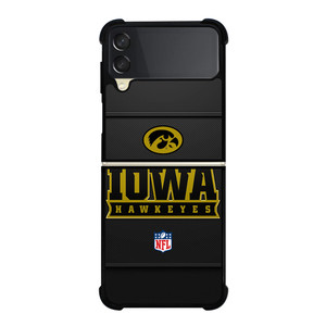 IOWA HAWKEYES CARBON LOGO Samsung Galaxy Z Flip 3 Case Cover