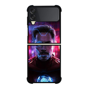 IRON MAN AVENGERS TONY STARK FACE Samsung Galaxy Z Flip 3 Case Cover