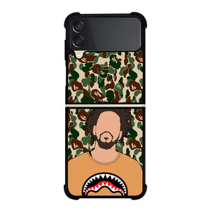 J COLE BAPE PAINT Samsung Galaxy Z Flip 3 Case Cover J COLE BAPE PAINT Samsung Galaxy Z Flip 3 Case Cover