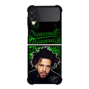 J COLE DREAMVILLE GREEN Samsung Galaxy Z Flip 3 Case Cover