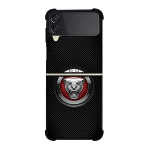 JAGUAR LOGO CARBON Samsung Galaxy Z Flip 3 Case Cover