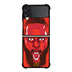 JAMES HARDEN HOUSTON ROCKET FACE Samsung Galaxy Z Flip 3 Case Cover