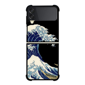 JAPANESE WAVE ART Samsung Galaxy Z Flip 3 Case Cover