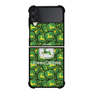 JOHN DEERE LOGO PATTERN 2 Samsung Galaxy Z Flip 3 Case Cover