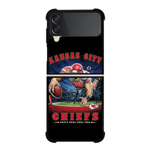 KANSAS CITY CHIEFS FOOTBALL ART Samsung Galaxy Z Flip 3 Case Cover