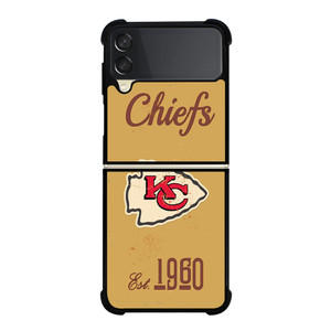 KANSAS CITY CHIEFS RUSTY LOGO Samsung Galaxy Z Flip 3 Case Cover