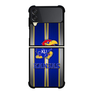 KANSAS JAYHAWKS ICON Samsung Galaxy Z Flip 3 Case Cover KANSAS JAYHAWKS ICON Samsung Galaxy Z Flip 3 Case Cover