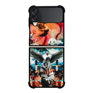 KANYE WEST ANGELS COLLAGE Samsung Galaxy Z Flip 3 Case Cover