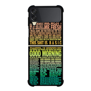 KANYE WEST RAPPER LYRICS Samsung Galaxy Z Flip 3 Case Cover