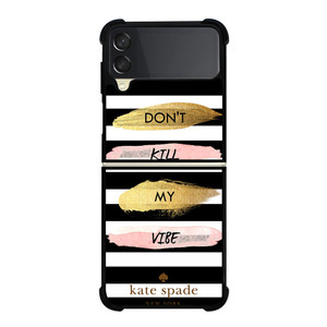 KATE SPADE DON'T KILL MY VIBE Samsung Galaxy Z Flip 3 Case Cover KATE SPADE DON'T KILL MY VIBE Samsung Galaxy Z Flip 3 Case Cover