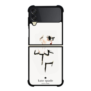 KATE SPADE LOGO WOMAN SPLASH Samsung Galaxy Z Flip 3 Case Cover