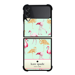 KATE SPADE NEW FLAMINGO Samsung Galaxy Z Flip 3 Case Cover KATE SPADE NEW FLAMINGO Samsung Galaxy Z Flip 3 Case Cover