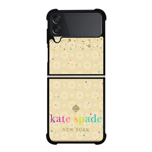 KATE SPADE NEW YORK RAINBOW CREAM Samsung Galaxy Z Flip 3 Case Cover KATE SPADE NEW YORK RAINBOW CREAM Samsung Galaxy Z Flip 3 Case Cover