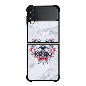 KENZO PARIS TIGER MARBLE Samsung Galaxy Z Flip 3 Case Cover
