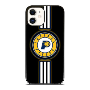 INDIANA PACERS STRIPE LOGO iPhone 12 Case Cover INDIANA PACERS STRIPE LOGO iPhone 12 Case Cover