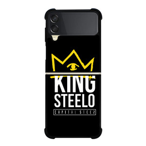 KING STEELO CAPITAL STEEZ LOGO Samsung Galaxy Z Flip 3 Case Cover KING STEELO CAPITAL STEEZ LOGO Samsung Galaxy Z Flip 3 Case Cover