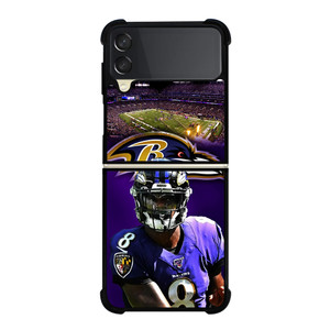 LAMAR JACKSON NFL BALTIMORE RAVENS Samsung Galaxy Z Flip 3 Case Cover