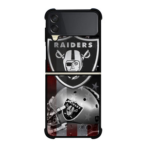 LAS VEGAS RAIDERS HELMET USA FLAG Samsung Galaxy Z Flip 3 Case Cover