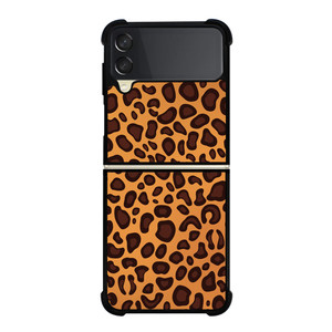 LEAPARD BROWN PATTERN Samsung Galaxy Z Flip 3 Case Cover