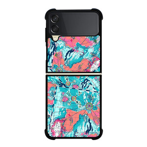 LILLY PULITZER MAP PATTERN Samsung Galaxy Z Flip 3 Case Cover LILLY PULITZER MAP PATTERN Samsung Galaxy Z Flip 3 Case Cover