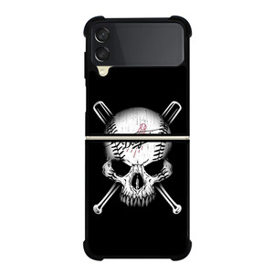 LOS ANGELES DODGERS SKULL Samsung Galaxy Z Flip 3 Case Cover LOS ANGELES DODGERS SKULL Samsung Galaxy Z Flip 3 Case Cover