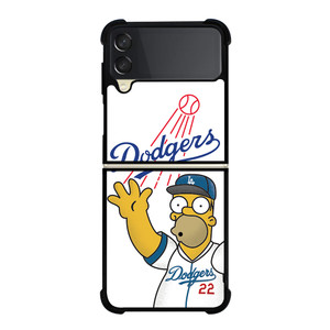LOS ANGELES DODGERS THE SIMPSONS Samsung Galaxy Z Flip 3 Case Cover