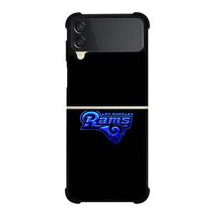LOS ANGELES RAMS NEON BLUE LOGO Samsung Galaxy Z Flip 3 Case Cover