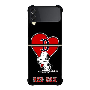 LOVE BOSTON RED SOX SNOOPY Samsung Galaxy Z Flip 3 Case Cover