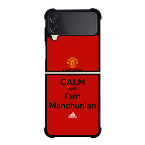 MANCHESTER UNITED FANS Samsung Galaxy Z Flip 3 Case Cover MANCHESTER UNITED FANS Samsung Galaxy Z Flip 3 Case Cover