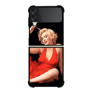 MARILYN MONROE RED DRESS Samsung Galaxy Z Flip 3 Case Cover